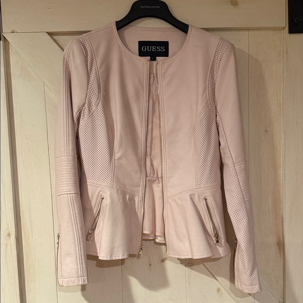 Guess Women's Blush Peplum Blazer